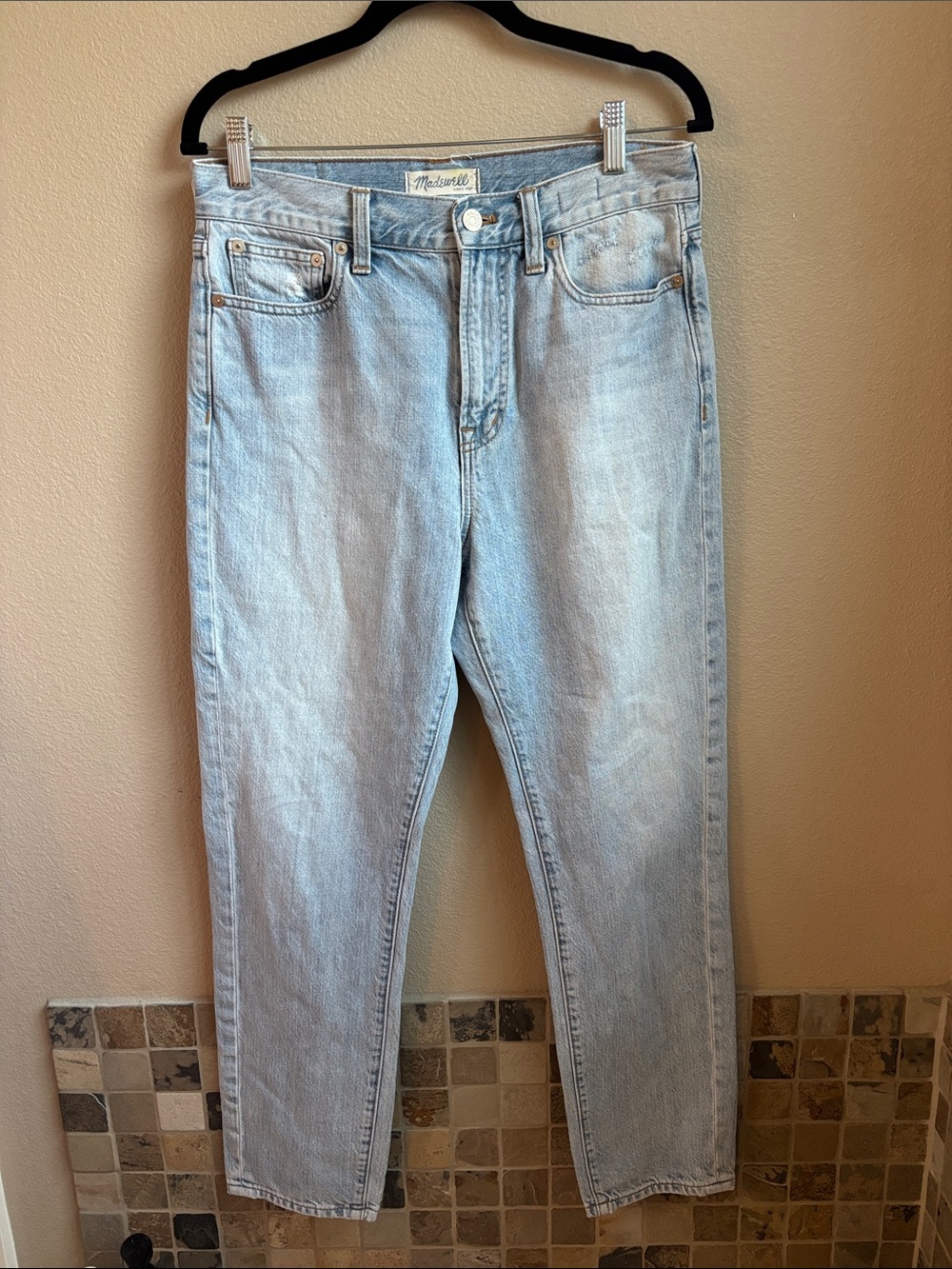 Madewell Perfect Summer Jeans Size 28 Light Wash High Rise